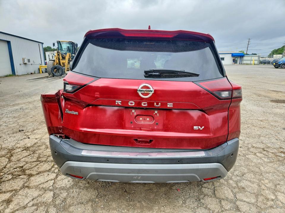 2021 Nissan Rogue VIN 5N1AT3BA7MC732841 COPART salvage auction — ALL OVER, La - Cert Of Title-Salvage, sold $1,250 on 2026-07-02 (photo 6)