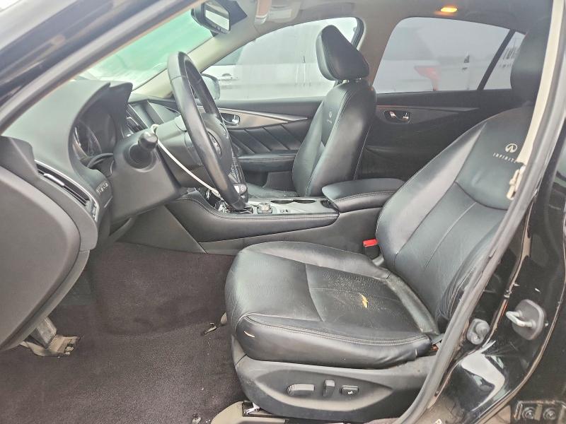 2014 Infiniti Q50 VIN JN1BV7AR7EM681471 COPART salvage auction — WATER/FLOOD, Tx - Salvage Title-Flood Damage, sold $1,850 on 2026-07-02 (photo 7)