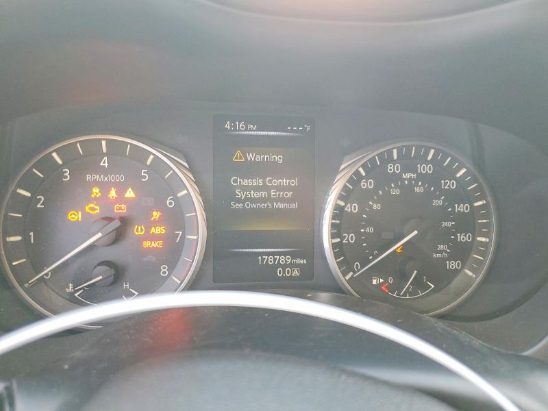 2019 Infiniti Q50 VIN JN1CV7AP1KM110184 COPART salvage auction — SIDE, Ca - Dis/Dlr/Exp Only Clean Title, sold $3,450 on 2026-07-09 (photo 9)