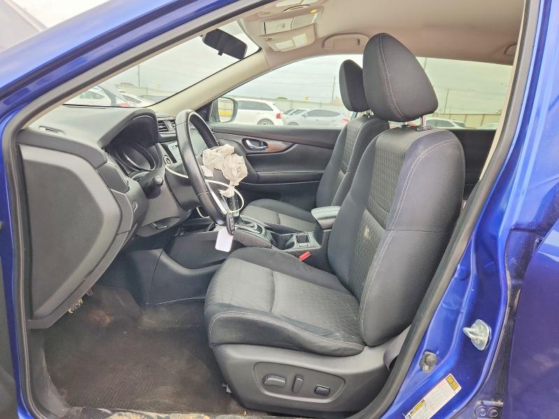 2017 Nissan Rogue VIN JN8AT2MV4HW024490 COPART salvage auction — FRONT END, Tx - Salvage Vehicle Title, sold $1,500 on 2026-07-07 (photo 7)