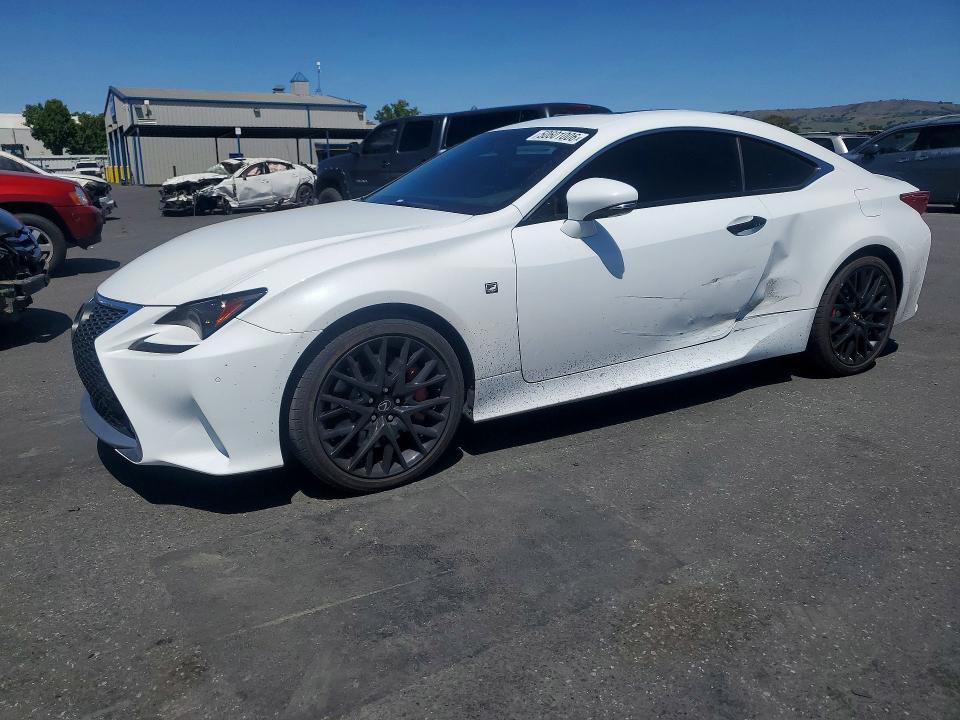 2015 Lexus Rc 350 VIN JTHHE5BC4F5009917 COPART salvage auction — VANDALISM, CA - SALVAGE CERTIFICATE, sold $11,300 on 2026-07-21 (photo 1)