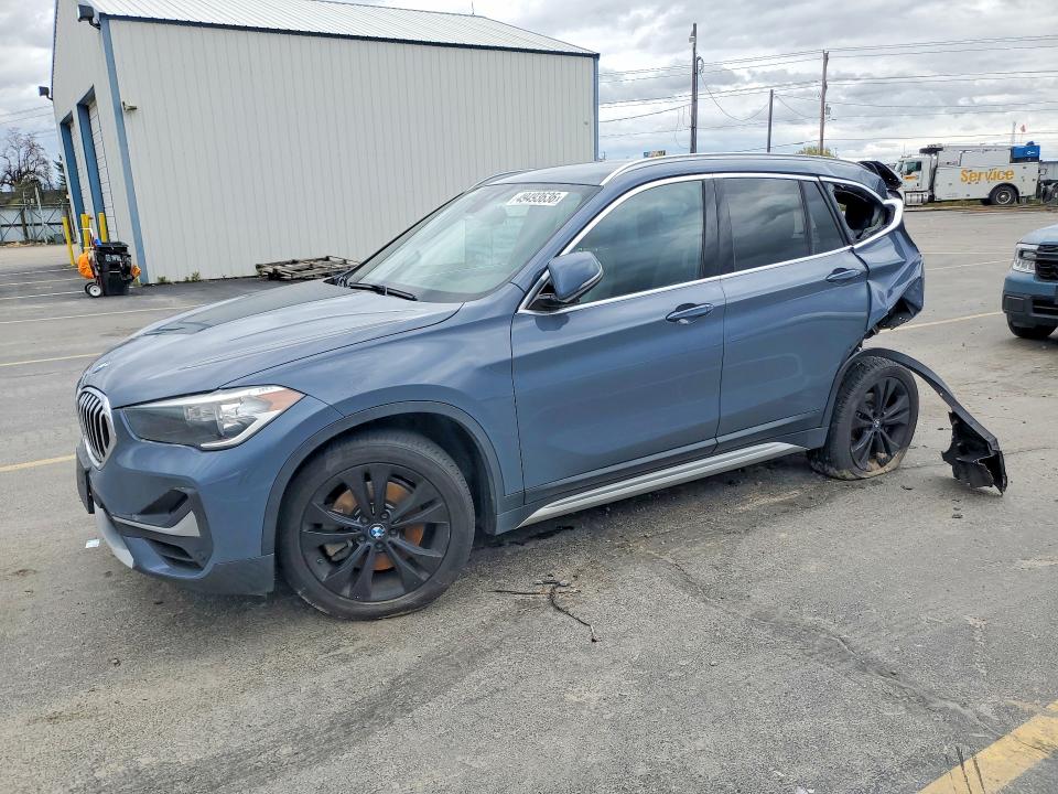 2020 BMW X1 VIN WBXJG7C0XL5P66512 COPART salvage auction — REAR END, ID - SALVAGE CERTIFICATE OF TITLE, sold $3,100 on 2026-07-09 (photo 1)