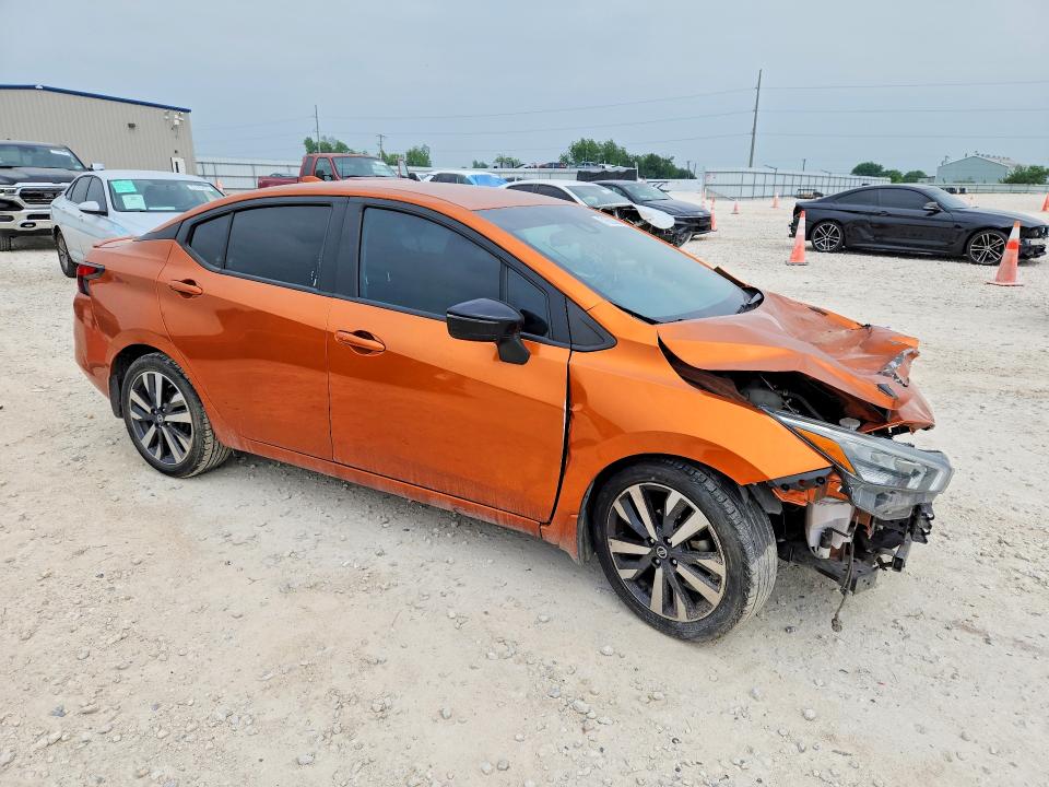 2021 Nissan Versa VIN 3N1CN8FV7ML855144 COPART salvage auction — FRONT END, Tx - Salvage Vehicle Title, sold $100 on 2026-07-09 (photo 4)