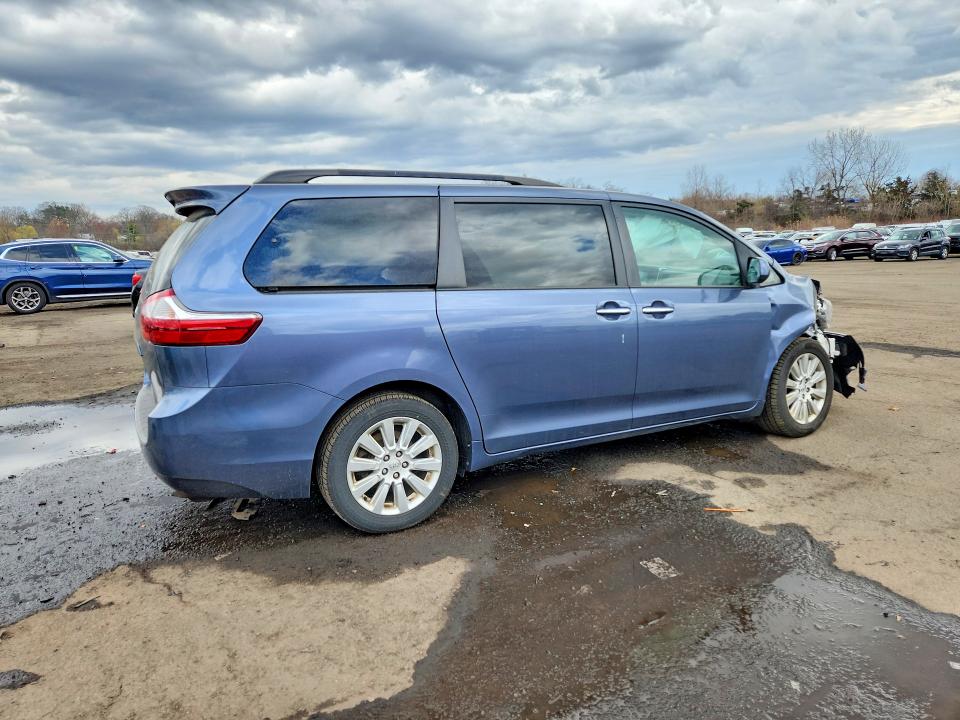 2015 Toyota Sienna VIN 5TDDK3DC1FS104942 COPART salvage auction — FRONT END, Ct - Cert Of Title-Salvage, sold $3,350 on 2026-07-10 (photo 3)