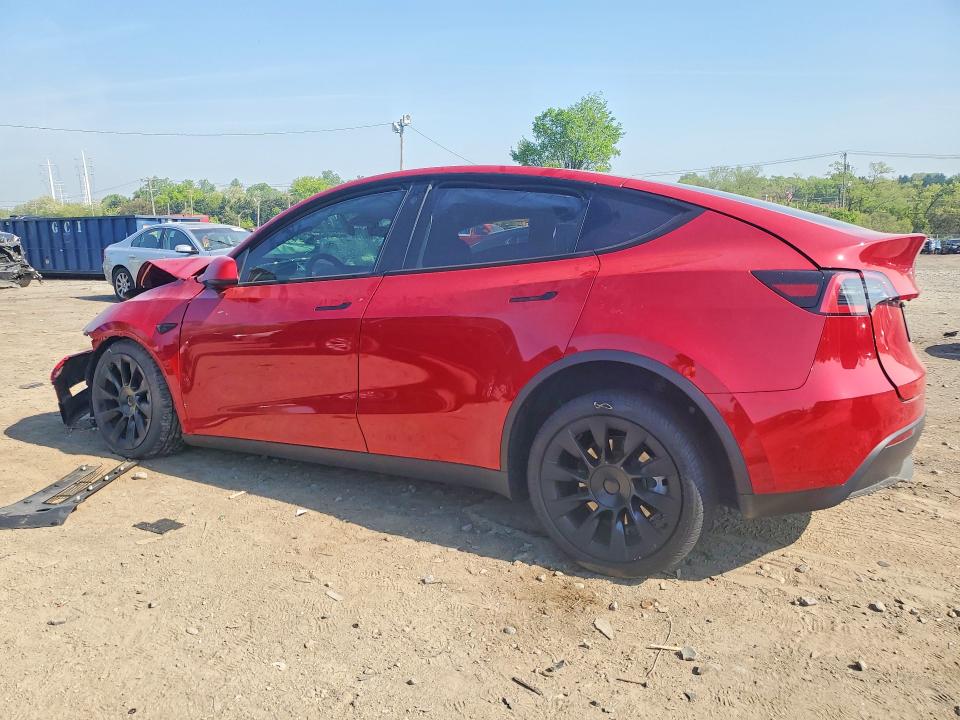 2023 Tesla Model y VIN 7SAYGDEE1PF672870 COPART salvage auction — FRONT END, Md - Cert Of Salvage > 75% Damage, sold $3,600 on 2026-07-14 (photo 2)