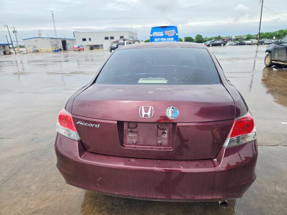 2010 Honda Accord VIN 1HGCP2F31AA078872 COPART salvage auction — FRONT END, Tx - Salvage Vehicle Title, sold $625 on 2026-07-09 (photo 6)