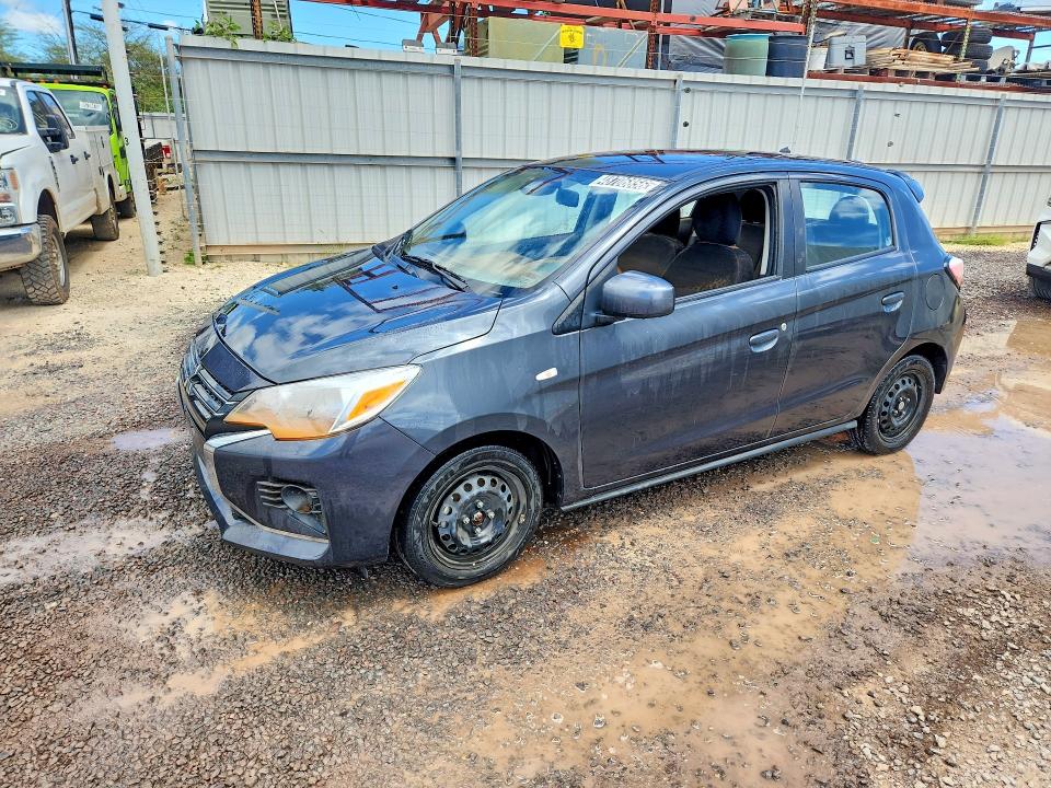 2024 Mitsubishi Mirage VIN ML32AUHJ4RH010073 COPART salvage auction — WATER/FLOOD, HI - CERTIFICATE OF SALVAGE (P), sold $2 on 2026-07-20 (photo 1)