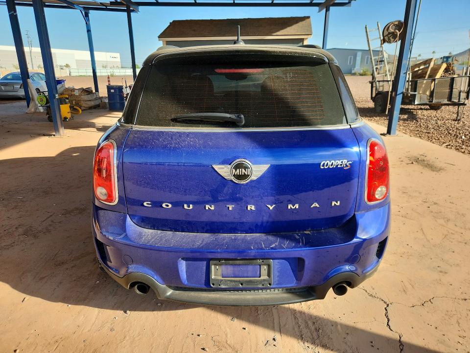 2015 Mini VIN WMWZC3C56FWT02113 COPART salvage auction — FRAME DAMAGE, Az - Cert Of Title - Salvage, sold $850 on 2026-08-27 (photo 6)