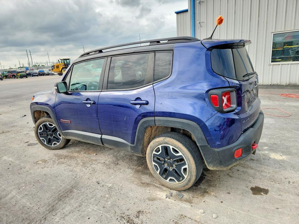 2016 Jeep Renegade VIN ZACCJBCT6GPD35537 COPART salvage auction — MINOR DENT/SCRATCHES, Ok - Certificate Of Title-Junked, sold $1,200 on 2026-07-29 (photo 2)