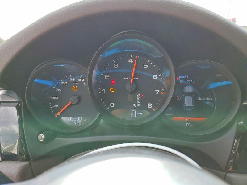 2017 Porsche Macan VIN WP1AA2A51HLB09390 COPART salvage auction — FRONT END, TX - SALVAGE VEHICLE TITLE, sold $6,300 on 2026-07-02 (photo 9)
