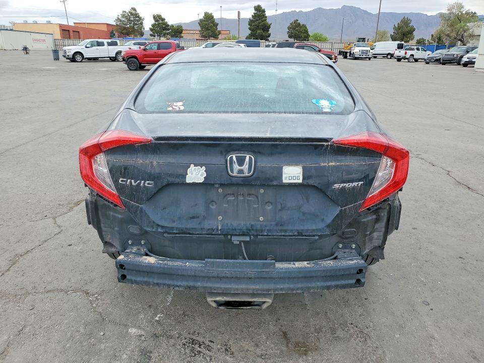 2020 Honda Civic VIN 19XFC2F84LE200773 COPART salvage auction — REAR END, Tx - Salvage Vehicle Title, sold $2,600 on 2026-07-31 (photo 6)