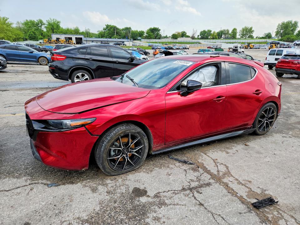 2020 Mazda 3 VIN JM1BPBNM2L1155045 COPART salvage auction — FRONT END, Mo - Salvage Certificate Of Title, sold $2,300 on 2026-07-31 (photo 1)