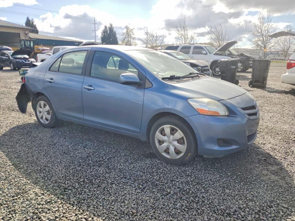 2007 Toyota Yaris VIN JTDBT903271082493 COPART salvage auction — REAR END, Or - Salvage Title Certificate, sold $700 on 2026-07-07 (photo 4)