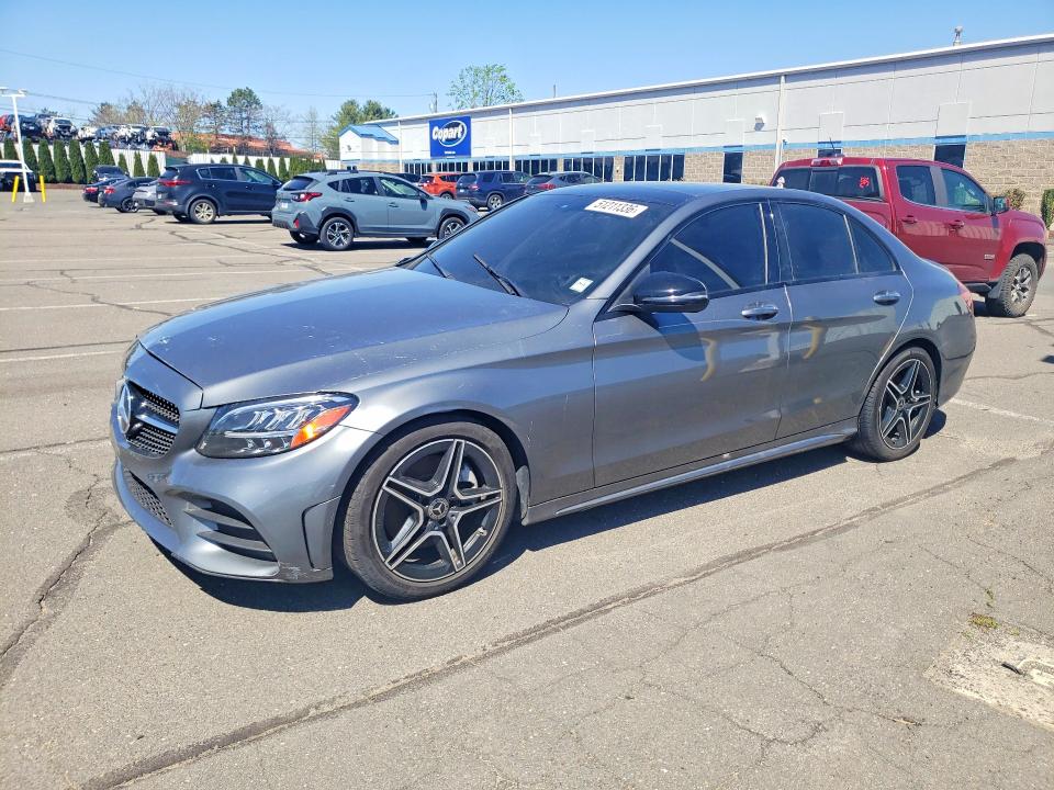 2021 Mercedes-Benz C-Class VIN W1KWF8DB2MR653570 COPART salvage auction — Frame Damage, WV - CERTIFICATE OF TITLE (P), sold $10,700 on 2026-07-03 (photo 1)