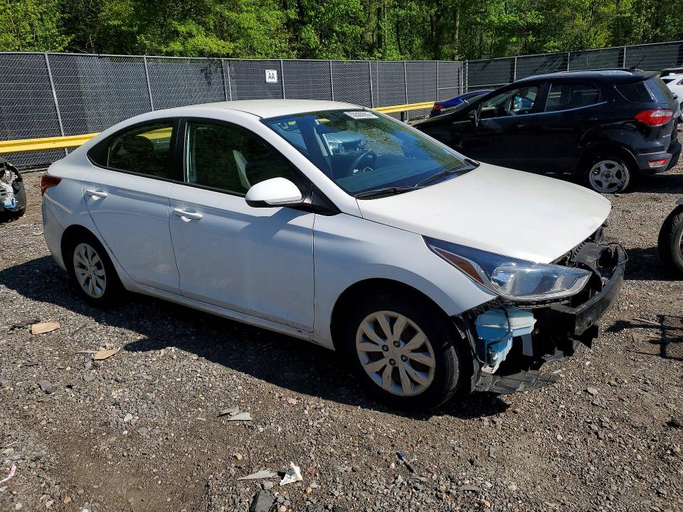 2020 Hyundai Accent VIN 3KPC24A62LE113395 COPART salvage auction — FRONT END, Md - Cert Of Salvage > 75% Damage, sold $2,000 on 2026-07-10 (photo 4)
