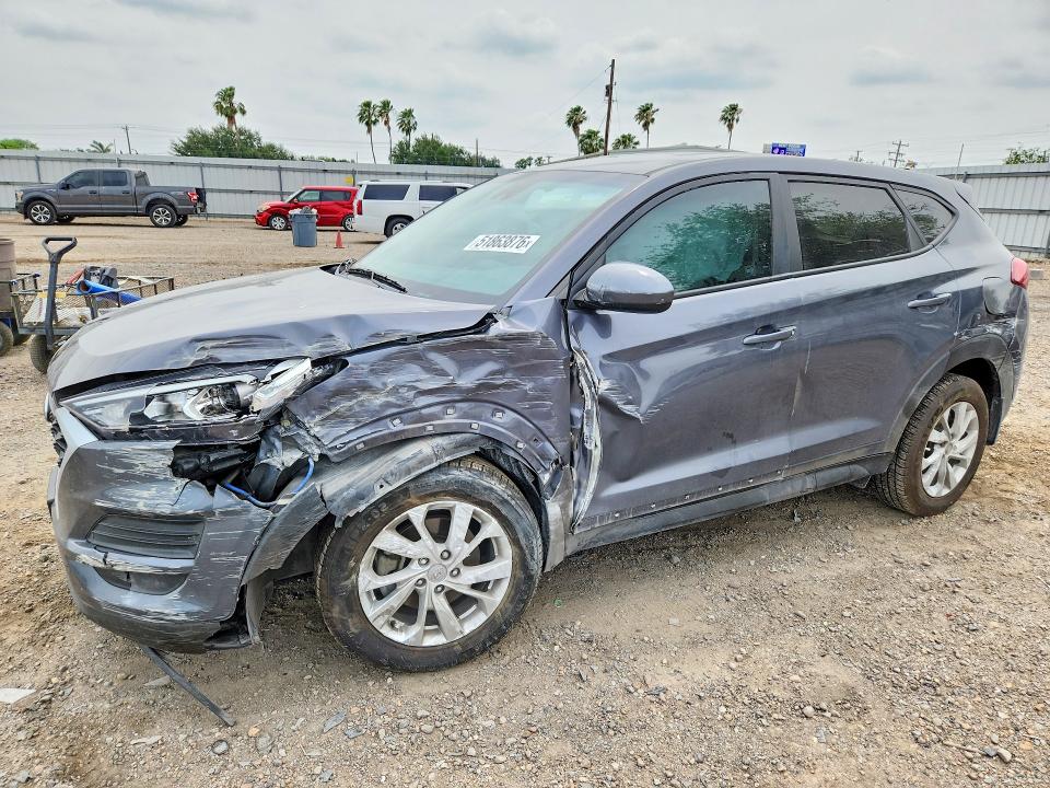 2021 Hyundai Tucson VIN KM8J23A44MU289542 COPART salvage auction — ALL OVER, Tx - Salvage Vehicle Title, sold $3,650 on 2026-07-08 (photo 1)