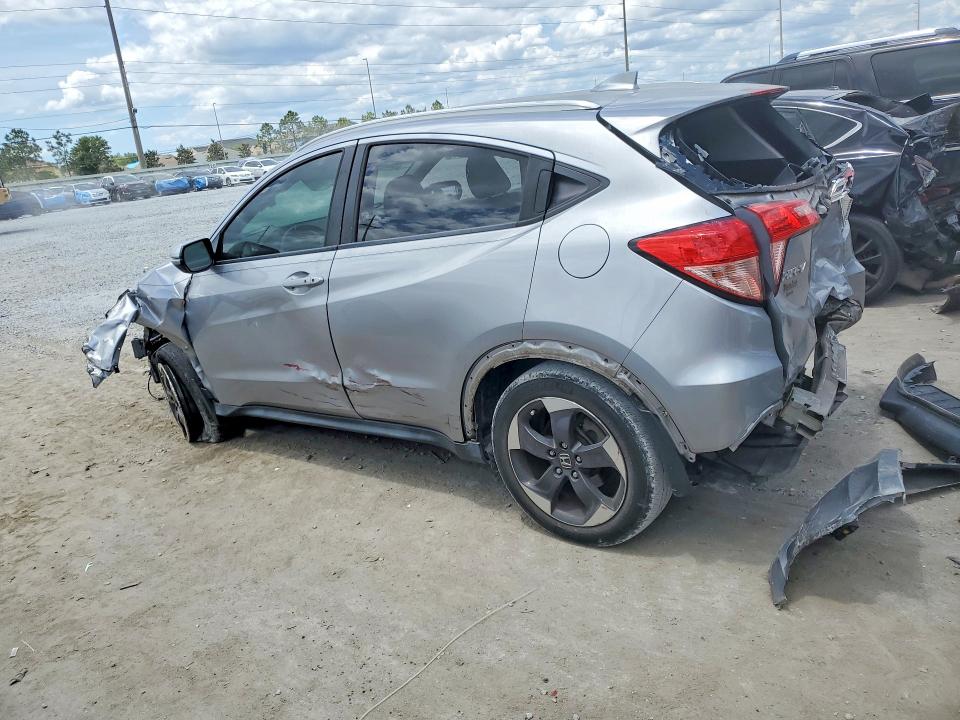 2018 Honda Hr-v VIN 3CZRU5H77JM705218 COPART salvage auction — REAR END, Fl - Cert Of Title Slvg Rebuildable, sold $2,750 on 2026-07-31 (photo 2)