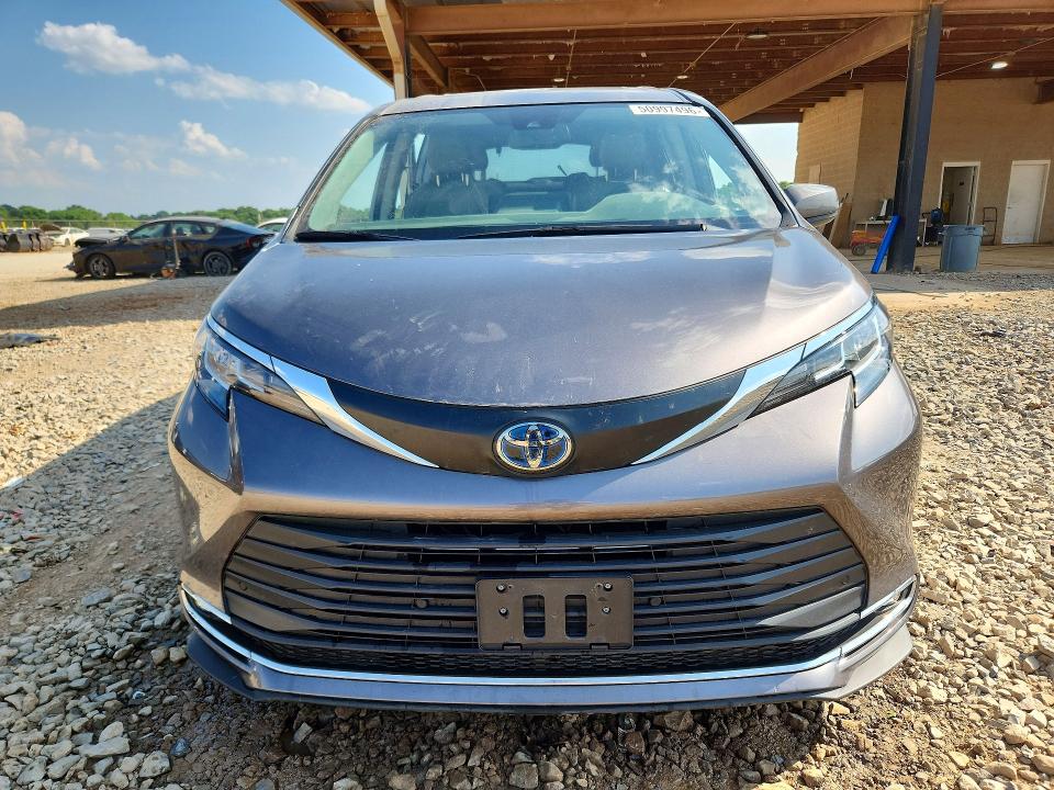 2022 Toyota Sienna VIN 5TDYRKEC1NS125391 COPART salvage auction — SIDE, Al - Cert Of Title-Salvage Title, sold $17,000 on 2026-07-15 (photo 5)
