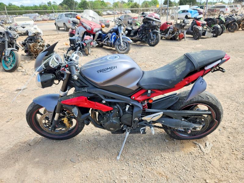 2016 Triumph motorcycle Street VIN SMTL03NE1GT728472 COPART salvage auction — REAR END, AL - CERT OF TITLE-SALVAGE TITLE, sold $1,550 on 2026-07-08 (photo 3)