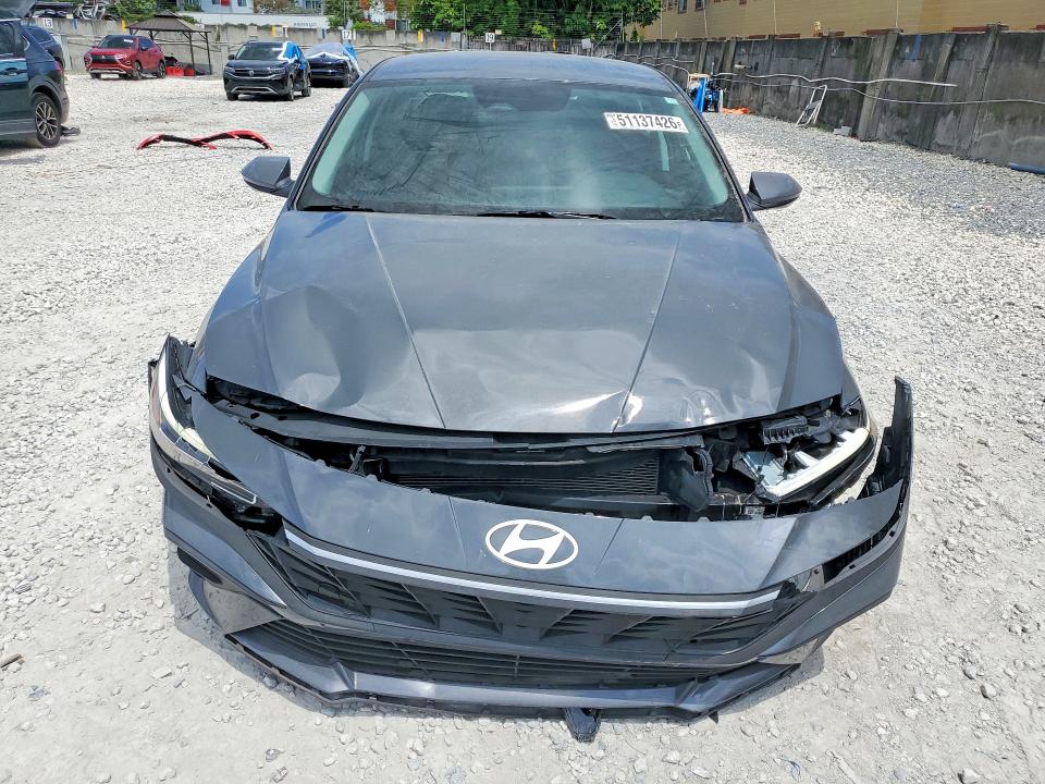 2025 Hyundai Elantra VIN KMHLL4DGXSU947752 COPART salvage auction — FRONT END, FL, sold $5,000 on 2026-07-20 (photo 5)