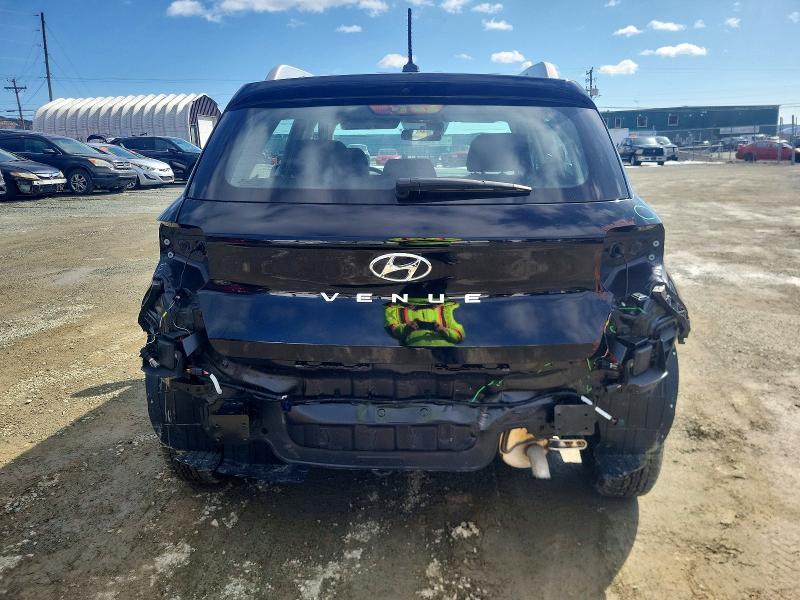 2024 Hyundai Venue VIN KMHRC8A32RU339043 COPART salvage auction — REAR END, NS, sold $3,900 on 2026-07-23 (photo 6)