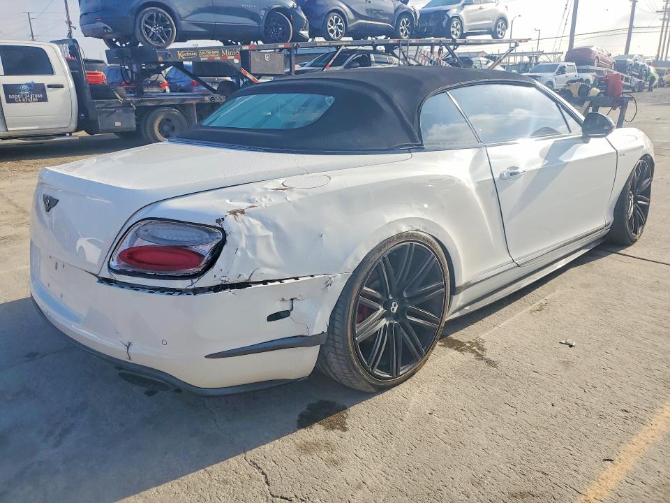 2014 Bentley Continental VIN SCBGC3ZA9EC094424 COPART salvage auction — FRONT END, Nv - Dis/Dlr/Exp Only Salvage Title, sold $17,400 on 2026-07-29 (photo 3)