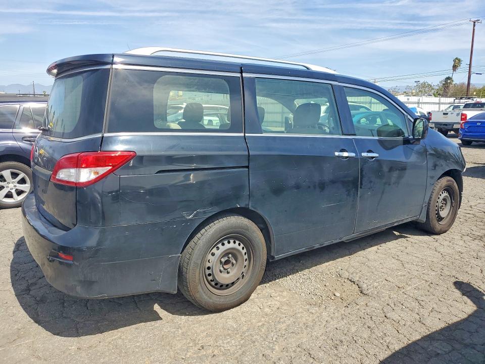 2015 Nissan Quest VIN JN8AE2KP0F9127674 COPART salvage auction — FRONT END, Ca - Salvage Certificate, sold $525 on 2026-07-02 (photo 3)