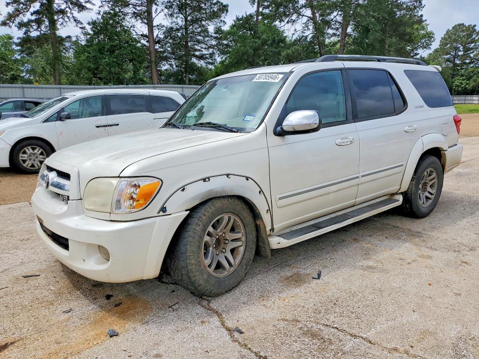 2007 Toyota Sequoia VIN 5TDZT38A67S292192 COPART salvage auction — FRONT END, TX - CERT OF TITLE-REBUILT SALVAGE, sold $1,500 on 2026-07-20 (photo 1)