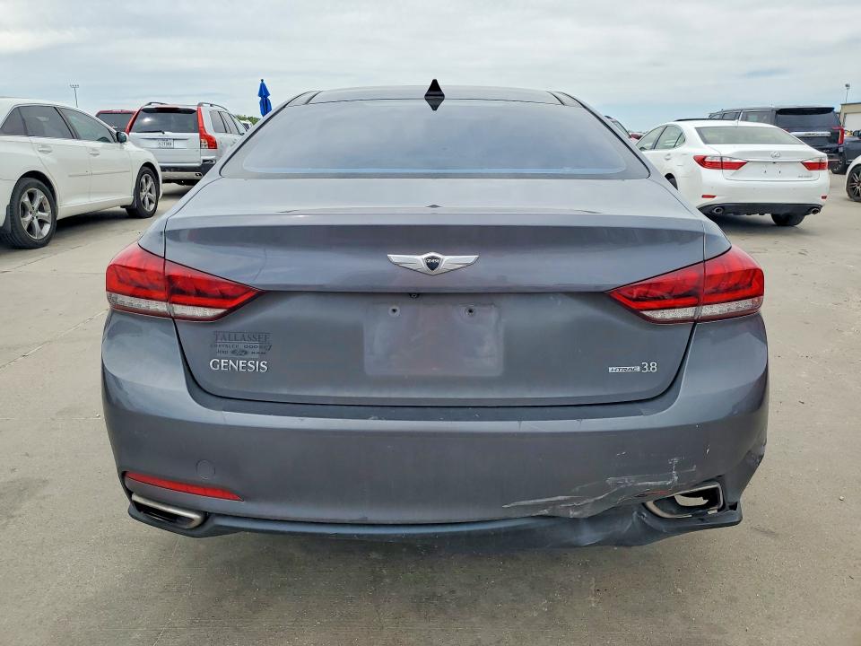2015 Hyundai Genesis VIN KMHGN4JE6FU070603 COPART salvage auction — REAR END, Tx - Salvage Vehicle Title, sold $1,950 on 2026-07-27 (photo 6)
