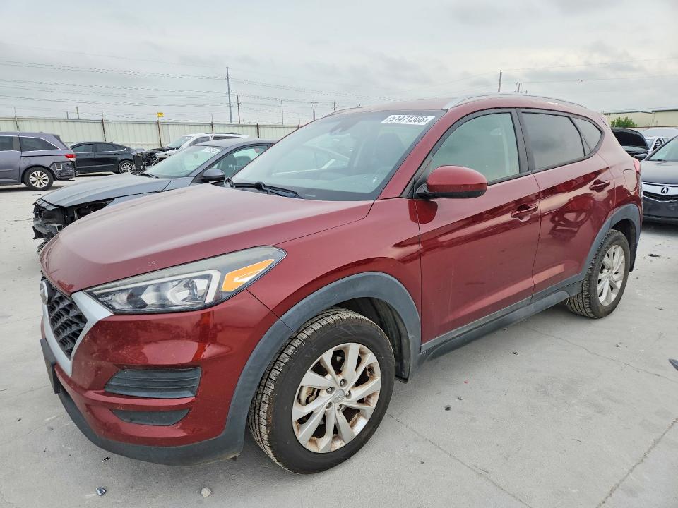 2020 Hyundai VIN KM8J33A47LU170928 COPART salvage auction — HAIL, Tx - Certificate Of Title, sold $350 on 2026-07-24 (photo 1)