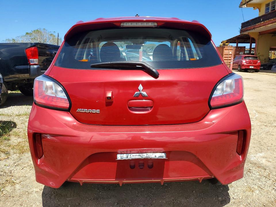 2023 Mitsubishi Mirage VIN ML32AUHJ3PH000311 COPART salvage auction — WATER/FLOOD, HI, sold $5 on 2026-08-24 (photo 6)
