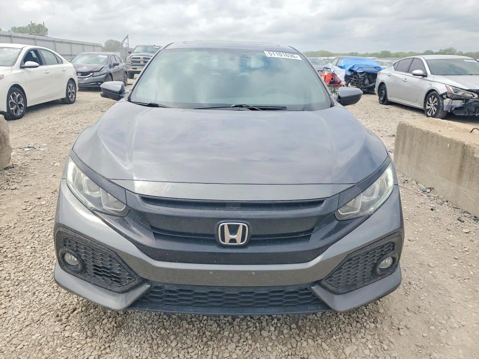 2017 Honda Civic VIN SHHFK7H57HU211964 COPART salvage auction — HAIL, KS - CERT OF TITLE-SALVAGE, sold $7,400 on 2026-07-02 (photo 5)