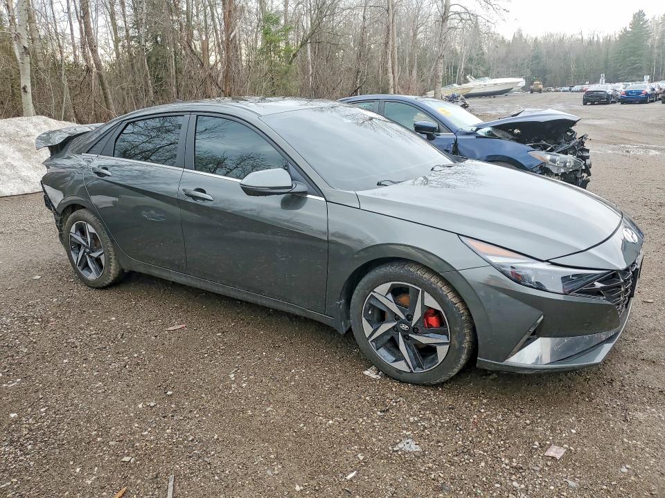 2021 Hyundai Elantra VIN KMHLN4AG7MU187684 COPART salvage auction — REAR END, Salvage Title, sold $5,100 on 2026-07-16 (photo 4)