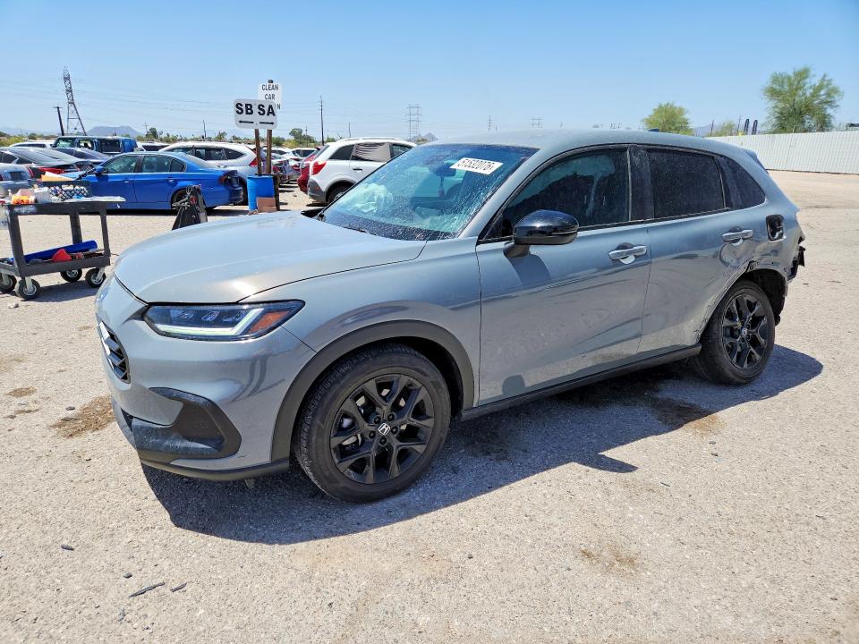 2025 Honda Hr-v VIN 3CZRZ2H55SM740078 COPART salvage auction — UNDERCARRIAGE, Salvage Title, sold $8,600 on 2026-08-07 (photo 1)