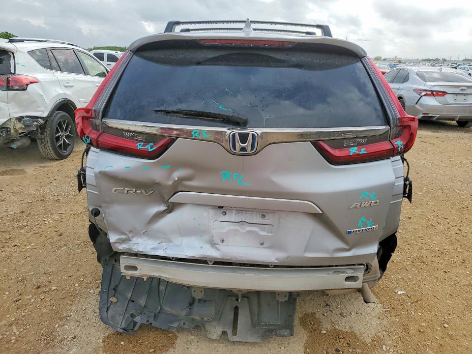 2021 Honda Cr-v VIN 7FART6H82ME019429 COPART salvage auction — REAR END, Tx - Salvage Vehicle Title, sold $100 on 2026-07-09 (photo 6)