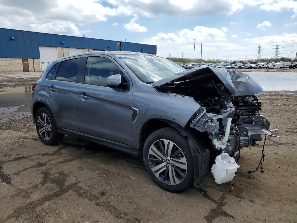 2025 Mitsubishi Outlander sport VIN JA4ARUAU1SU007824 COPART salvage auction — FRONT END, Az - Cert Of Title - Salvage, sold $2,500 on 2026-07-07 (photo 4)