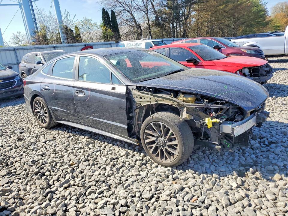 2021 Hyundai Sonata VIN 5NPEH4J24MH102142 COPART salvage auction — FRONT END, Nj - Cert Of Title-Salvage, sold $1,000 on 2026-07-29 (photo 4)