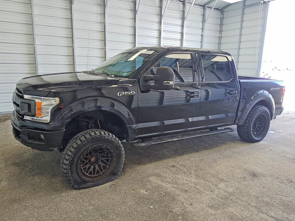 2018 Ford F-150 lightning VIN 1FTEW1CP3JFB51609 COPART salvage auction — MINOR DENT/SCRATCHES, FL - CERTIFICATE OF TITLE, sold $10,100 on 2026-07-09 (photo 1)