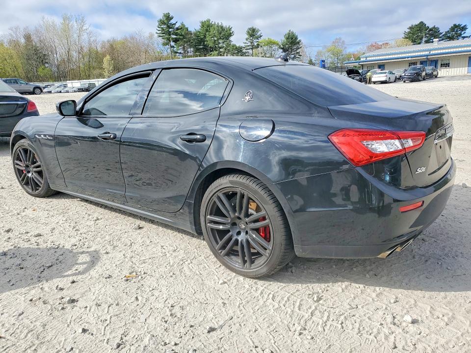 2017 Maserati Ghibli VIN ZAM57RTS0H1249547 COPART salvage auction — WATER/FLOOD, Salvage Title, sold $2,350 on 2026-08-24 (photo 2)