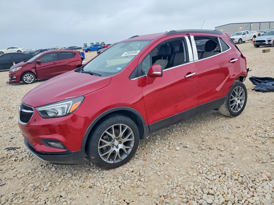 2018 Buick Encore VIN KL4CJ1SB3JB584327 COPART salvage auction — REAR END, Tx - Salvage Vehicle Title, sold $1,250 on 2026-07-02 (photo 1)