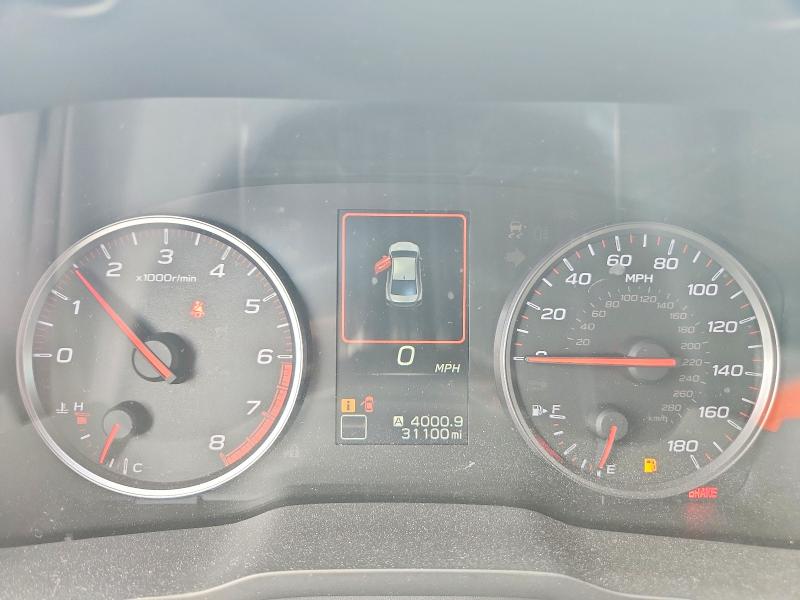 2023 Subaru Wrx VIN JF1VBAF68P9805497 COPART salvage auction — FRONT END, Tx - Salvage Vehicle Title, sold $525 on 2026-07-02 (photo 9)