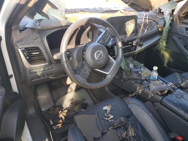 2023 Nissan Rogue VIN JN8BT3DD5PW321851 COPART salvage auction — ENGINE BURN, Mi - Cert Of Title-Salvage Vehicle, sold $1,800 on 2026-07-14 (photo 8)