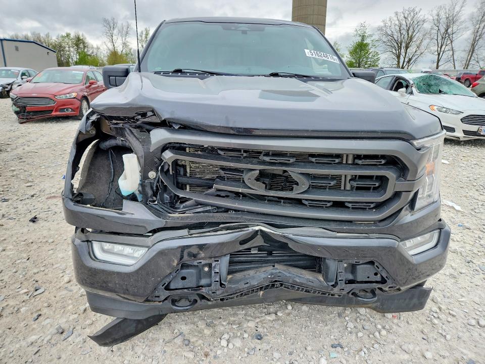 2022 Ford F-150 VIN 1FTEW1EP5NFB31803 COPART salvage auction — FRONT END, Mi - Cert Of Title-Salvage Vehicle, sold $12,800 on 2026-07-02 (photo 5)