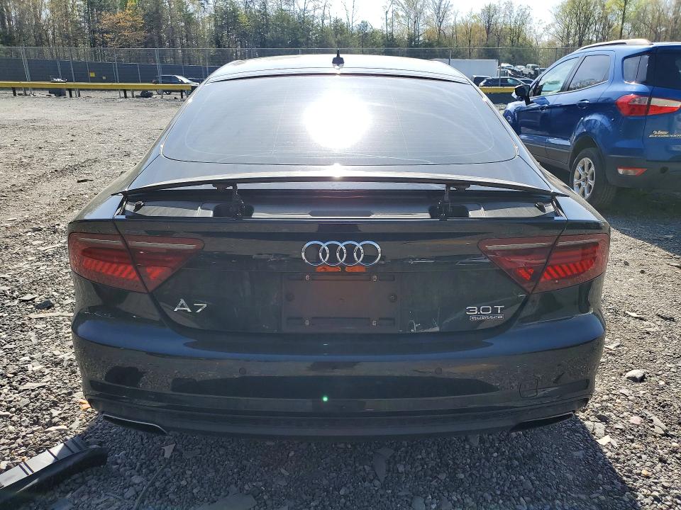 2018 Audi A7 VIN WAUW3AFC8JN026162 COPART salvage auction — FRONT END, Md - Cert Of Salvage > 75% Damage, sold $5,800 on 2026-07-10 (photo 6)