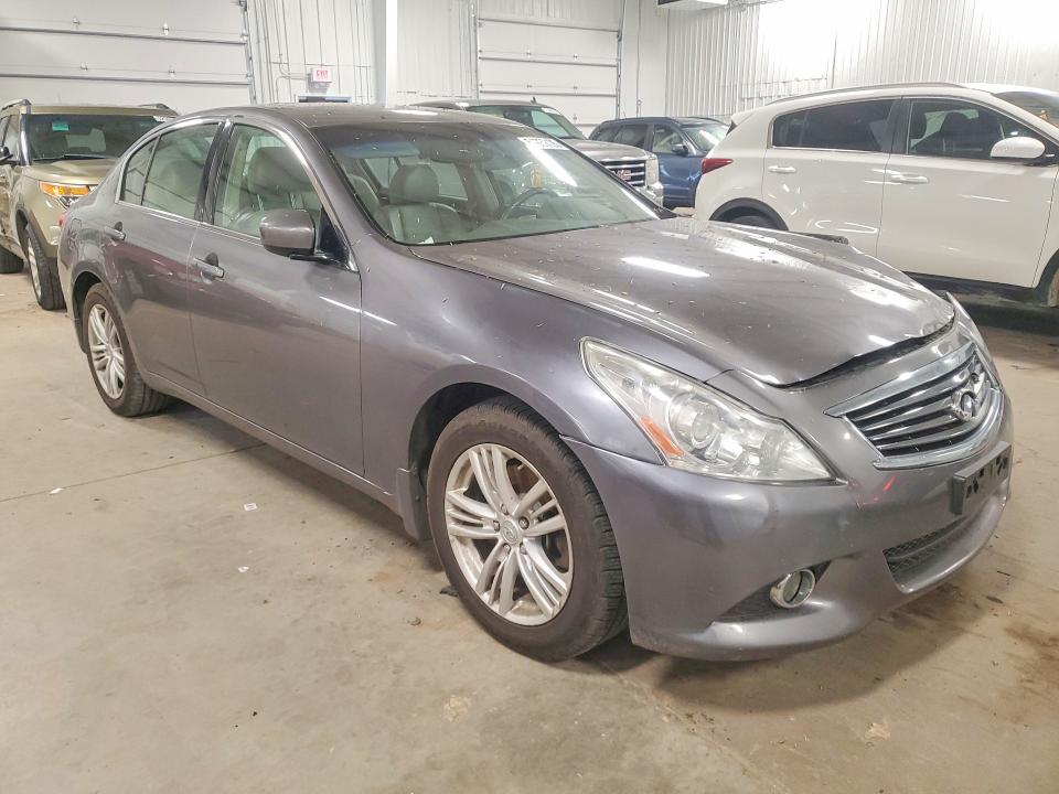 2011 Infiniti G37 VIN JN1CV6AR8BM410137 COPART salvage auction — FRONT END, Mn - Cert Of Title-Salvage, sold $1,600 on 2026-07-09 (photo 4)