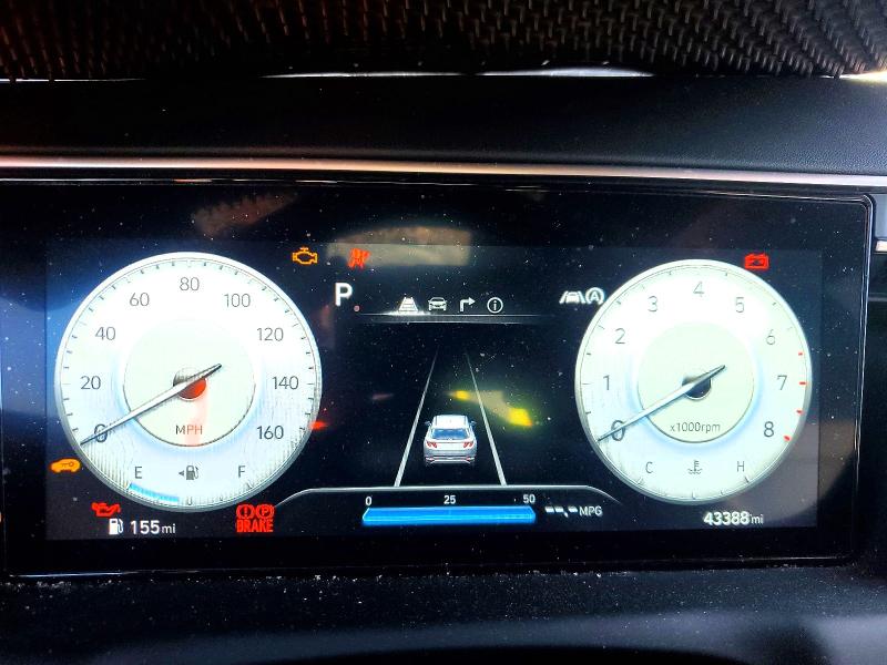 2024 Hyundai Tucson VIN 5NMJFCDE7RH406400 COPART salvage auction — FRONT END, Fl - Certificate Of Destruction, sold $6,000 on 2026-07-30 (photo 9)