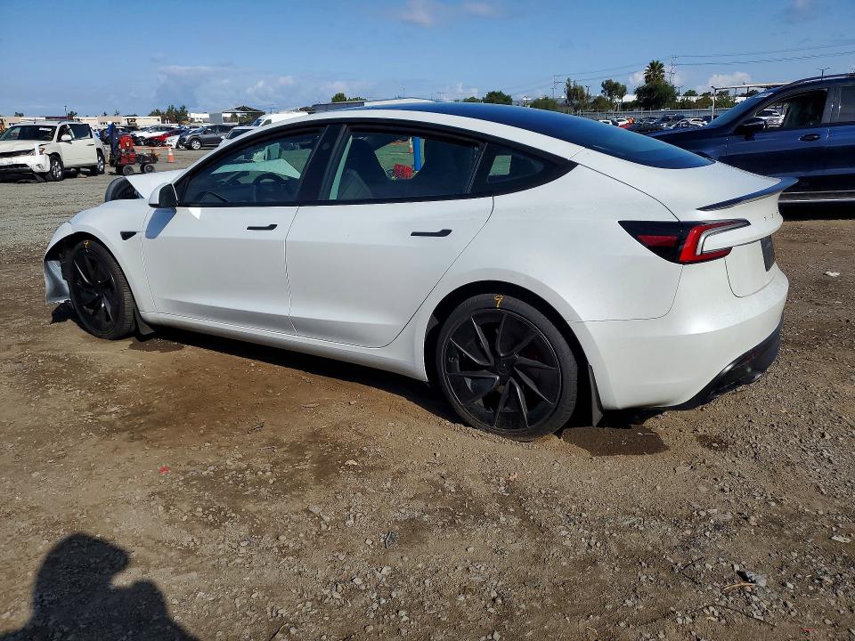 2026 Tesla Model 3 VIN 5YJ3E1ET9TF133868 COPART salvage auction — FRONT END, Ca - Salvage Certificate, sold $14,800 on 2026-07-24 (photo 2)