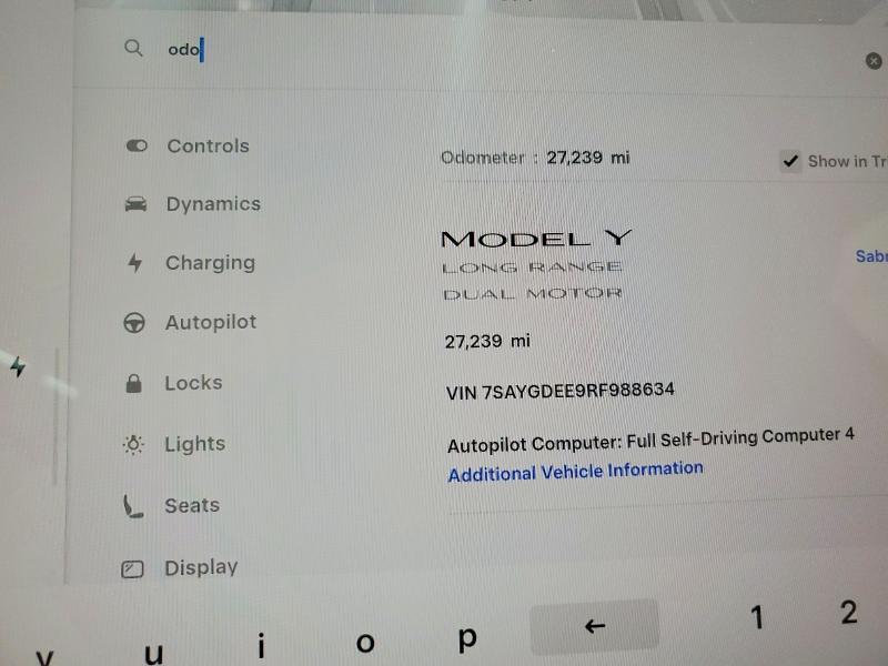 2024 Tesla Model y VIN 7SAYGDEE9RF988634 COPART salvage auction — SIDE, Nc - Salvage Certificate Of Title, sold $10,000 on 2026-07-15 (photo 9)