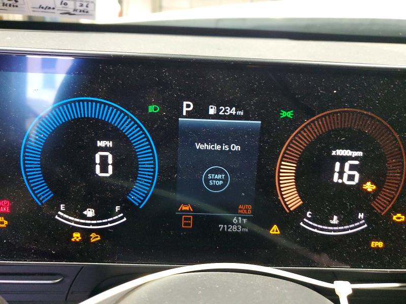 2024 Hyundai Kona VIN KM8HBCABXRU135048 COPART salvage auction — FRONT END, Salvage Title, sold $5,200 on 2026-07-20 (photo 9)