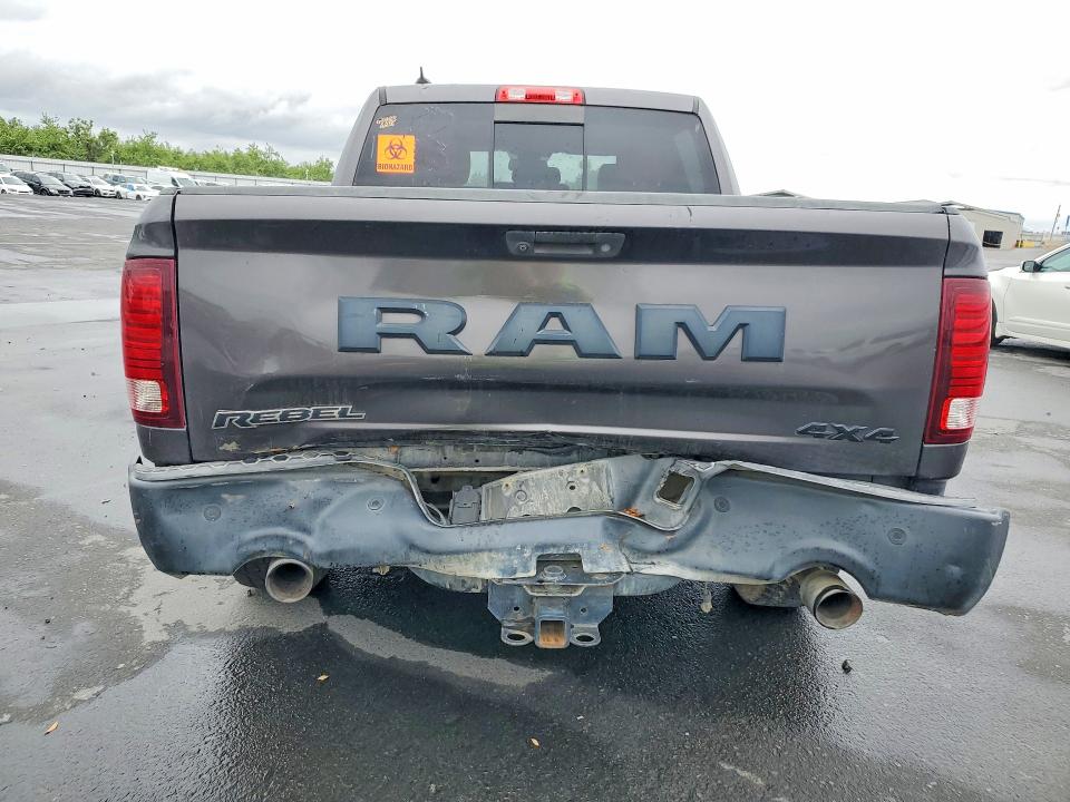 2018 Ram 1500 VIN 1C6RR7YT8JS110313 COPART salvage auction — REAR END, Ca - Salvage Certificate, sold $6,500 on 2026-07-02 (photo 6)